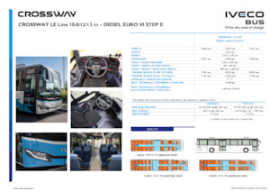 Autobus interurbains Iveco Crossway LE Line 10,8m