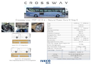 Autobus interurbains Iveco Crossway Pop 13 m 