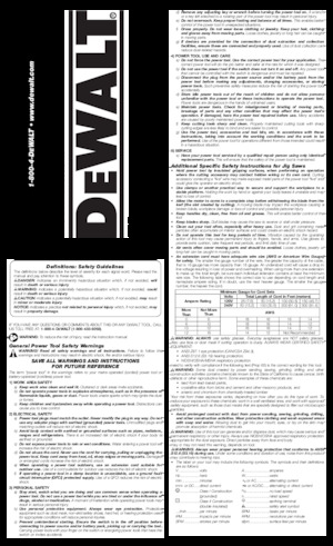 Scies sauteuses DEWALT DW317K