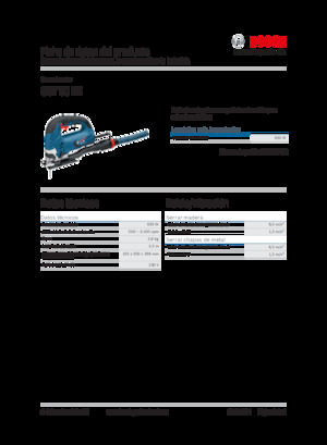 Scies sauteuses Bosch GST 90 BE