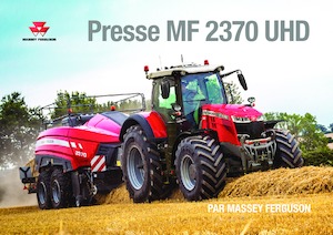 Presses de grandes balles + à haute pression Massey Ferguson MF 2370UHDTC