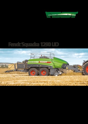 Presses de grandes balles + à haute pression Fendt Squadra 1290 DU