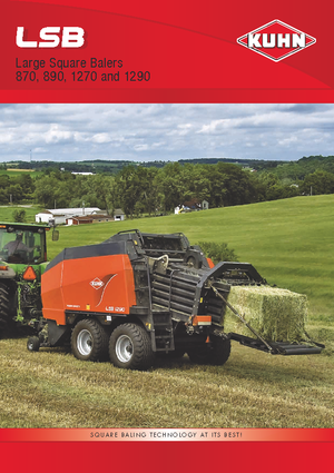 Presses de grandes balles + à haute pression Kuhn LSB 1290