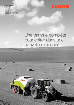 Presses de grandes balles + à haute pression Claas Quadrant 2200 RC Advantage