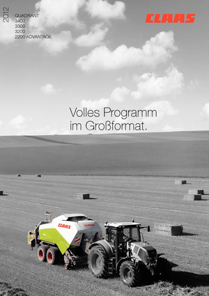 Presses de grandes balles + à haute pression Claas Quadrant 3300 RF
