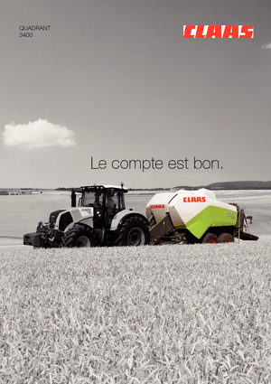 Presses de grandes balles + à haute pression Claas Quadrant 3400 RC