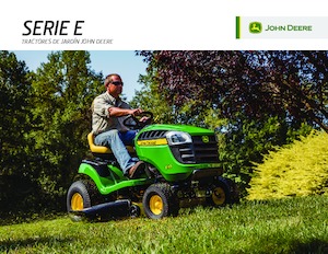 Tondeuses à gazon autoportées et tracteurs de jardin John Deere E110