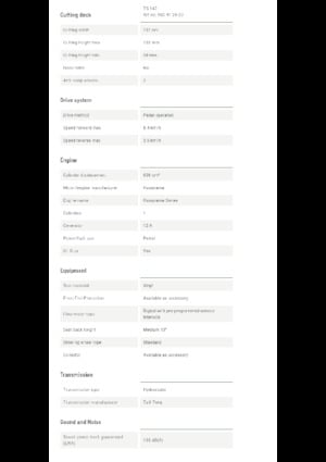 Tondeuses à gazon autoportées et tracteurs de jardin Husqvarna TS 142