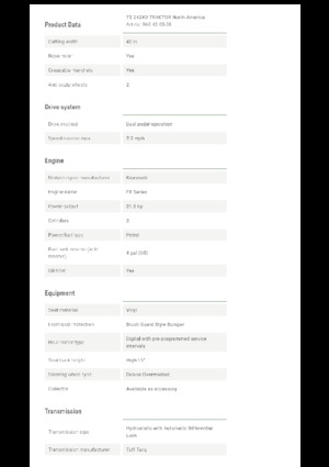 Tondeuses à gazon autoportées et tracteurs de jardin Husqvarna TS 242XD