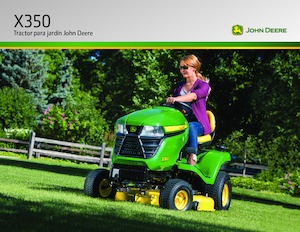Tondeuses à gazon autoportées et tracteurs de jardin John Deere X350R