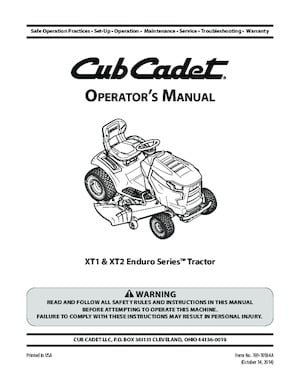 Tondeuses à gazon autoportées et tracteurs de jardin Cub Cadet XT1 LT42
