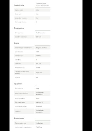 Tondeuses à gazon autoportées et tracteurs de jardin Husqvarna YTH 18542