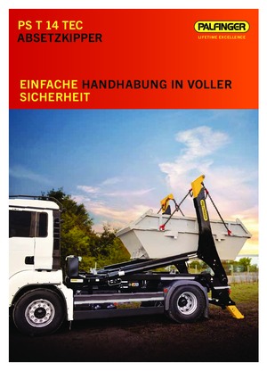 Bennes basculantes à bras Palfinger PST 14 TEC