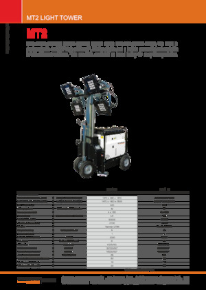 Tours d'éclairage Generac Mobile MT 2 Y