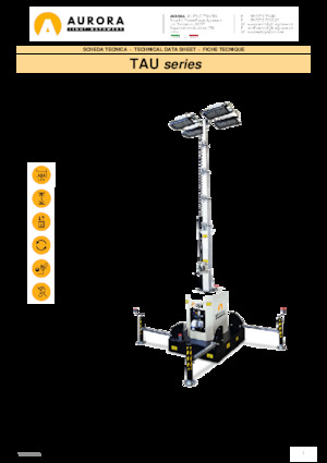 Tours d'éclairage Aurora Tau 4x320W