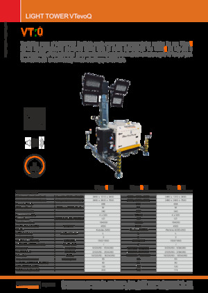 Tours d'éclairage Generac Mobile VTevoQ Y2
