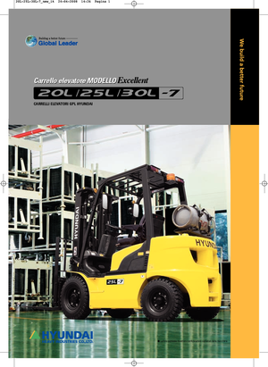 Chariots élevateurs frontaux à gaz Hyundai 25 L 7