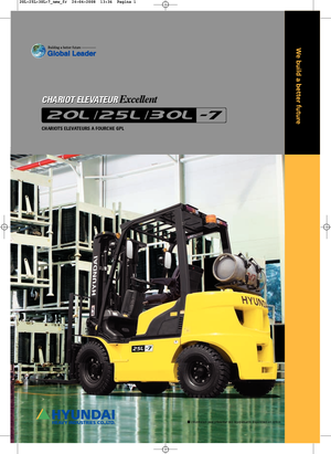 Chariots élevateurs frontaux à gaz Hyundai 25 L 7