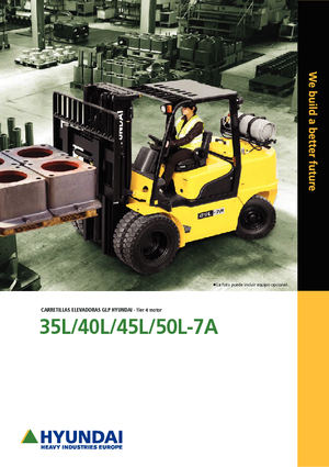 Chariots élevateurs frontaux à gaz Hyundai 40L-7 A