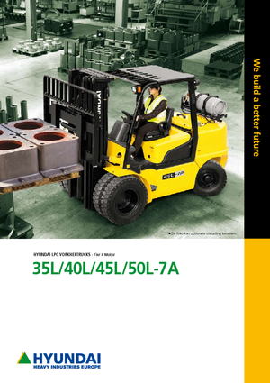 Chariots élevateurs frontaux à gaz Hyundai 50L-7A