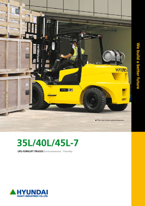 Chariots élevateurs frontaux à gaz Hyundai 35 L 7