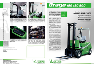 Chariots élevateurs frontaux à gaz Cesab Drago 180