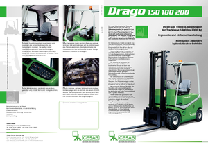 Chariots élevateurs frontaux à gaz Cesab Drago 180