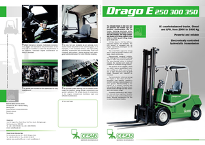 Chariots élevateurs frontaux à gaz Cesab Drago 300 E