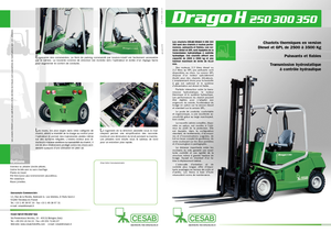 Chariots élevateurs frontaux à gaz Cesab Drago 300 H