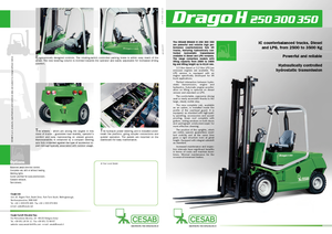 Chariots élevateurs frontaux à gaz Cesab Drago 300 H