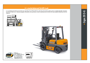 Chariots élevateurs frontaux à gaz OMG Ergos 20 G 
