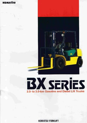 Chariots élevateurs frontaux à gaz Komatsu FG 20 HT-12