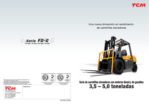 Chariots élevateurs frontaux à gaz TCM FG 40 T 9