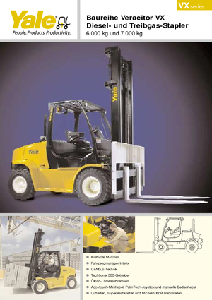 Chariots élevateurs frontaux à gaz Yale GLP 70VX Base