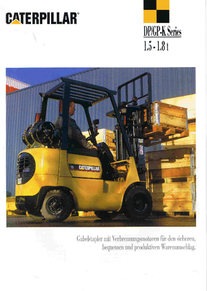 Chariots élevateurs frontaux à gaz Caterpillar GP 18 K