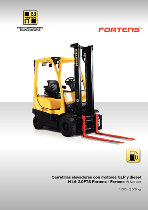 Chariots élevateurs frontaux à gaz Hyster H1.8FT