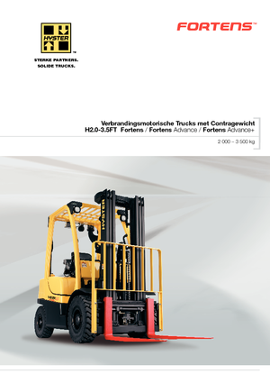 Chariots élevateurs frontaux à gaz Hyster H 2.5 FT