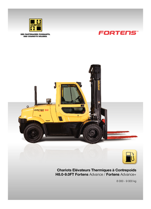 Chariots élevateurs frontaux à gaz Hyster H8.0FT 6