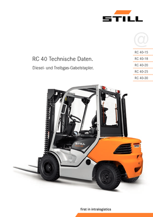 Chariots élevateurs frontaux à gaz Still RC 40-25 T