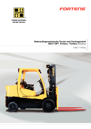 Chariots élevateurs frontaux à gaz Hyster S6.0FT