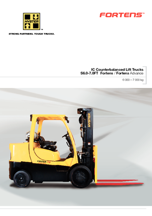 Chariots élevateurs frontaux à gaz Hyster S6.0FT