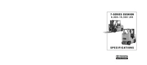 Chariots élevateurs frontaux à gaz Toyota 7 FGCU 35