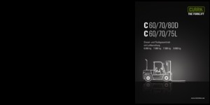 Chariots élevateurs frontaux à gaz Clark C60 L