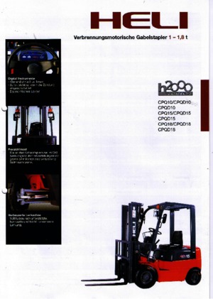 Chariots élevateurs frontaux à gaz Heli CPQD 15