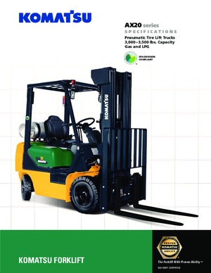 Chariots élevateurs frontaux à gaz Komatsu FG 18 HT-17