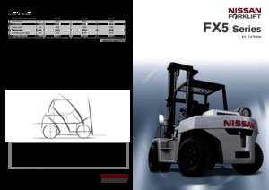 Chariots élevateurs frontaux à gaz Nissan FX 5-50