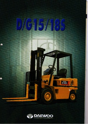 Chariots élevateurs frontaux à gaz Doosan G 18 S