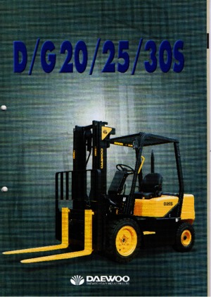Chariots élevateurs frontaux à gaz Doosan G 25 S 3