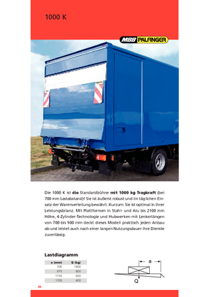 Chargement montées sur camions MBB Palfinger 1000 K