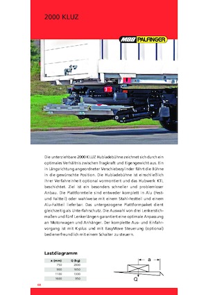 Chargement montées sur camions MBB Palfinger 2000 KUZ